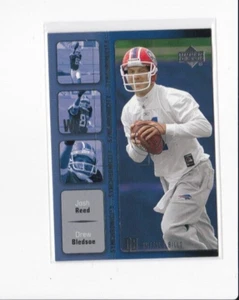 DREW BLEDSOE & JOSH REED 2002 UPPER DECK SYNCHRONICITY INSERT CARD-SHIPS FREE - Picture 1 of 24