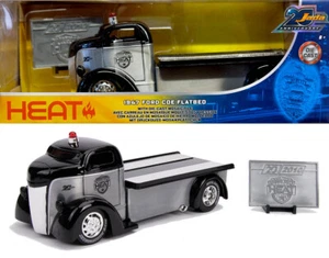 '47 Ford Coe plataforma + mosaico azulejos camioneta policía plata 1:24 juguetes Jada 253745018 - Imagen 1 de 1