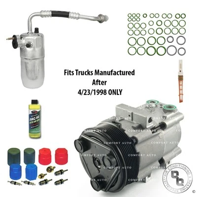 Nuevo kit de compresor de aire acondicionado compatible con: 1998 1999 2000 2001 Ford F-150 V8 4,6 L y 5,4 L Foto 1 de 4