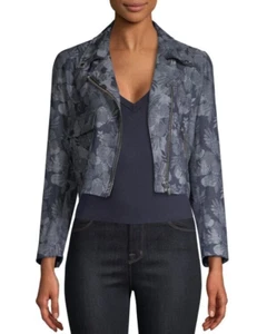 Giacca di lino floreale Veda blu Cayman taglia M - Foto 1 di 11