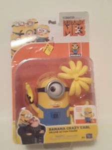 Minion Despicable Me 3 Banana Crazy Carl Deluxe Poseable Action Figure - Picture 1 of 5