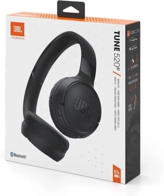 JBL Tune 520BT Wireless On-Ear Headphones Bluetooth Headset Earphone Pure Bass - Imagen 1 de 3