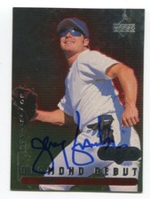 1999 Upper Deck Diamond Jeremy Giambi Signed Card Baseball AUTO #98 1346/2500
