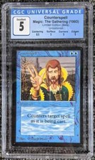 Counterspell Beta 1993 CGC 5 MTG