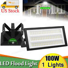 100W LED Flood Light Outdoor Lamp 10000LM Super Bright Security Lights 6500K