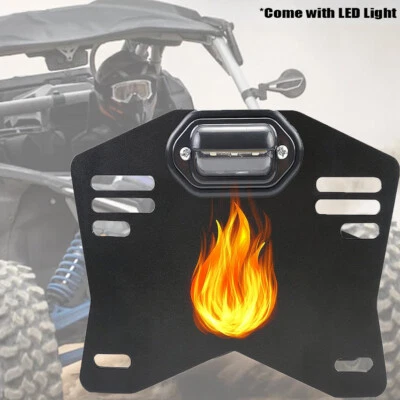 ATV/UTV LED Lighted License Plate Holder for Honda Pioneer 500 700 1000 1000-5 Foto 1 de 4