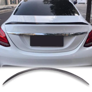 CARBON FIBER TRUNK SPOILER WING FOR 15-21 MB W205 C63 AMG S OE STYLE - Picture 1 of 5