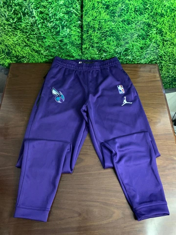 2019-20 NBA Charlotte Hornets Basketball Sweat Pants Jordan Purple Medium-Tall Cover