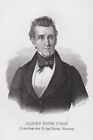 James K. Polk American President United States of America Portrait engraving