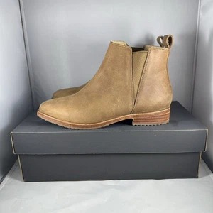 Nisolo Women's Size 7 Eva Leather Everyday Chelsea Boot Brown With Box - Picture 1 of 10