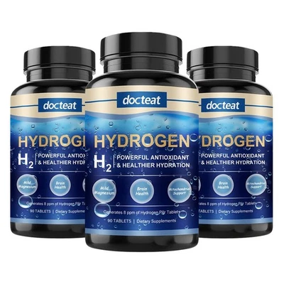 90Pcs Hydrogen Tablets for Drinking Water Pure Magnesium H2 Molecular Hydrogen - Image 1 of 4