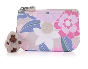 New KIPLING Pastel Petals Creativity Small Purse / Organiser Case 3 Sections - Picture 1 of 4