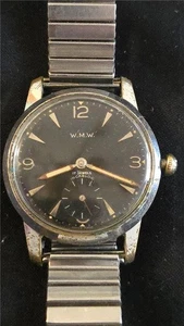 Vintage 1970's Swiss Made Watch - WMW - Sub Seconds Dial - Mechanical Wind Runs! - Picture 1 of 6