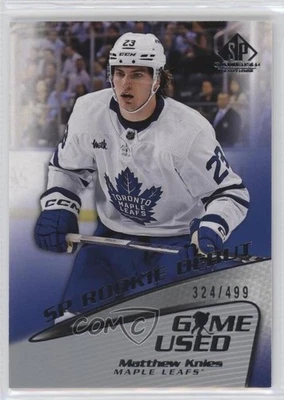 2023 Upper Deck SP Game Used 2003-04 Retro Rookies /499 Matthew Knies #R-16 RC - Image 1 of 2