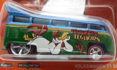 Autobús de arrastre Volkswagen Hot Wheels 2013 cultura pop Looney Tunes Foghorn Leghorn NUEVO Foto 1 de 4