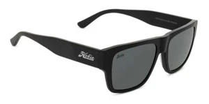 Hobie Blockhead Sonnenbrille - satinschwarzes Gestell mit grauen polarisierten Gläsern - Bild 1 von 4