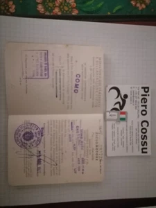 moto guzzi * Dingo GT 49cc *CMC25BIC* del 1972 libretto certificato ciclomotore - Foto 1 di 4