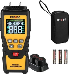 PREXISO Wood Moisture Meter 7IN1Digital Moisture Reader for Firewood Woodworking - Picture 1 of 7