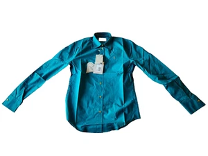 NEW - Camicia uomo manica lunga TURCHESE Vivienne Westwood taglia 46 - Foto 1 di 7