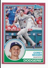 2018 Topps On Demand Mini /10 COREY SEAGER Red 1983 Mini - Texas Rangers