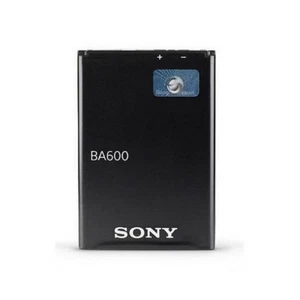 Sony Batteria originale BA600 per XPERIA U ST25I 1290mAh Pila Litio Bulk - Imagen 1 de 2
