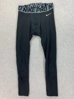 Nike Pro Compression Full Length Athletic Base Layer (Men's Large) Black - Image 1 of 4