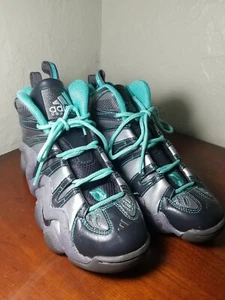 Adidas Crazy 8 shoes Size 5 Kobe Bryant Grey Teal Green Silver s85440 Sneakers - Picture 1 of 9