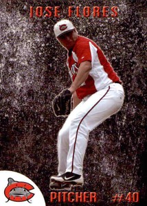 2012 Carolina Mudcats Team Issue #12 Jose Flores Bolivar Venezuela Baseball Card