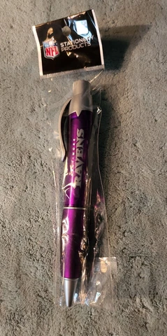Baltimore Ravens Novelty Oversized Large Ball Point Pen 1.0 - Measures 8" Long Cover