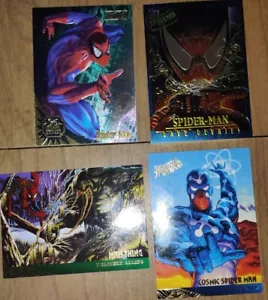 SPIDER-MAN 4 FLEER Ultra Marvel Annual Pro-Blast Masterpieces Silver Foil 1995 - Picture 1 of 9
