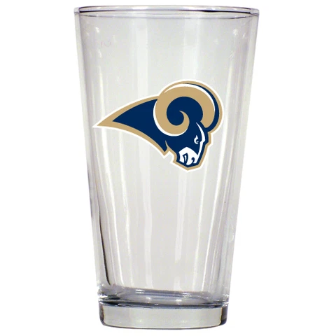 St. Louis Rams NFL Pint Glass, 16 oz (Item# 5062) Cover