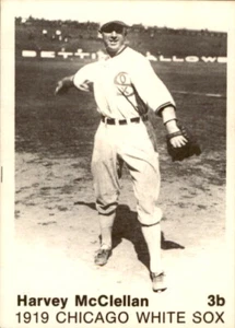 Tarjeta de béisbol 1975 Chicago White Sox 1919 TCMA #16 Harvey McClellan - casi nueva - Imagen 1 de 1