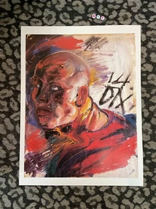 Vintage Gallery Matted And Mounted Lithograph, Scarce OTTO DIX - Picture 1 of 4