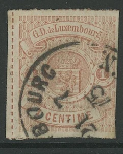 LUXEMBOURG, USED, #13, NICE CENTERING - Imagen 1 de 1