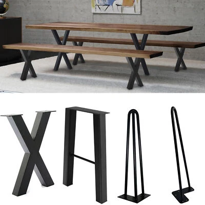 28'' 16" Metal Table Legs Iron Coffee Table Legs Heavy Duty Desk Leg Furniture - Image 1 of 4