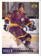 1995-96 Swedish Upper Deck #62 Roger Johansson