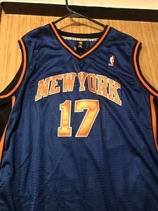 NBA New York Knicks Jeremy Lin #17 Stitched Jersey, Sz 56/XXXL - Picture 1 of 4