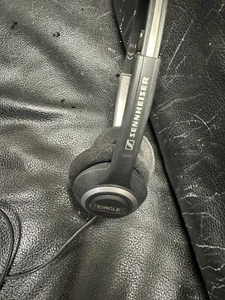 Auriculares diadema Sennheiser SC 260 504402 con cable rj-11 05362 negros funcionando - Imagen 1 de 5