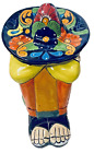 Figurine homme mexicain endormi Talavera statue sombrero pancho 16 pouces art populaire