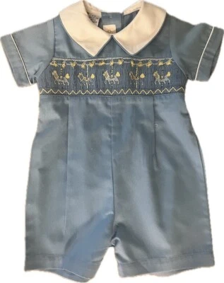 Pantalón Corto/Mameluco Clásicos de Anavini Carrusel Calado 6 Meses - Algodón Suave Foto 1 de 2