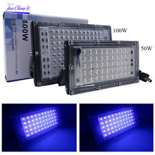 50W 100W UV Led Flood Light  220V 110V Floodlight Spotlight IP65 Purple LED Lamp