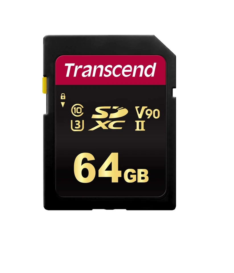 Transcend SDXC 700S Memory Card UHS- II, C10, U3, V90, 8K, Ultra HD TS64GSDC700S - Bild 1 von 4