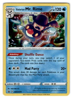 SWSH: Sword & Shield Promo Cards #SWSH079 Galarian Mr. Rime - Image 1 of 2