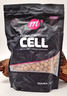 Mainline Shelf Life Boilies Cell 15mm 1kg Carp Baits 1000g Karpfenköder NEW - Bild 1 von 2