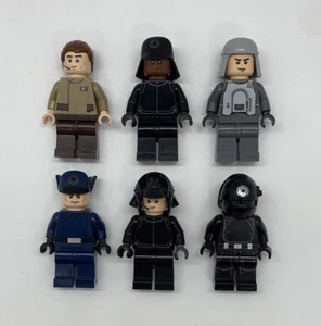 LEGO Star Wars Imperial Officer Crew Pilot Lieutenant Lot of 6 - Picture 1 of 1