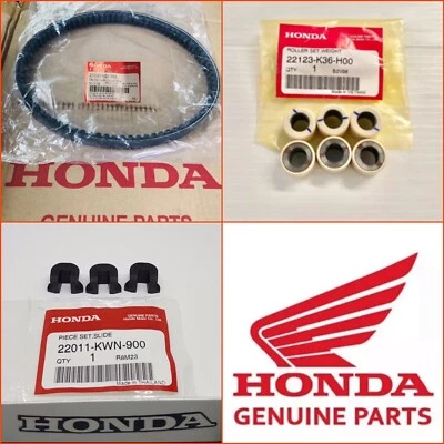 Original Honda SH125 i Se adapta a: Kit de correa de transmisión 2013-2019 + rodillos + deslizadores 🇬🇧 Foto 1 de 4