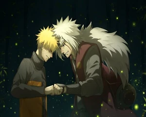 Naruto and Jiraiya 8 x 10 Picture Print Photo Photograph Anime Manga - Picture 1 of 3