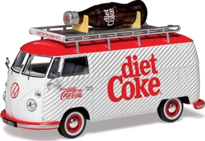 VOLKSWAGEN CAMPERVAN TYPE 2 (T1) SPLIT SCREEN - GIANT DIET COKE - CORGI - 1:43 - Image 1 of 3