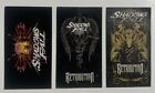 Shadows Fall Retribution Magnets Lot Of 3??OOP??LOOK??Overcast??Metalcore??
