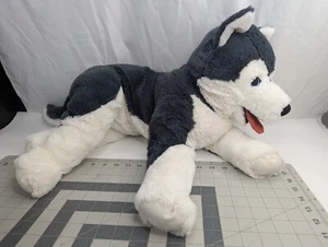 Ikea Husky Dog Wolf Plush 21 Inch Tall Stuffed Animal Toy - Picture 1 of 11